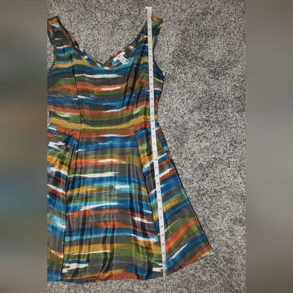 Bar III| A-Line Pleated Sundress with Pockets - Picture 4 of 5